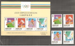 Serie Nº 666/69 + Hb-18   Macao - Unused Stamps