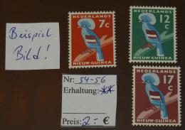 Nieuw Guinea   Michel Nr:  54 -56  ** MNH Postfrisch   #4443 - Netherlands New Guinea