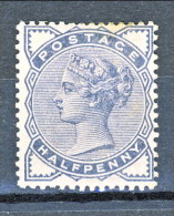 UK 1883 Victoria N. 76 - 0,5 Penny Ardesia MNH - Neufs