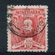 Australia 1930 1 1/2p Charles Sturt Issue #104 - Usados
