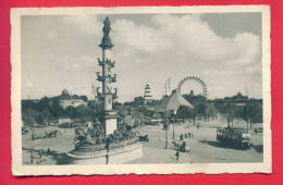 159398 / Wien Vienna - PRATERSTERN , MONUMENT HORSE WAGON , BUS  - Austria Osterreich Autriche - Prater