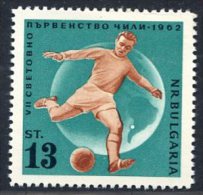 BULGARIE 1962 - ** - YT 1138 - Coupe Monde Chili - Football Soccer 3-12 - 1962 – Chili