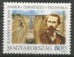 U 2000-4598 EXPO-HANOVER, HUNGARY, 1 X 1v, MNH - Usati