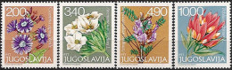 YUGOSLAVIA 1979 Flora Alpine Flowers Set MNH - Neufs