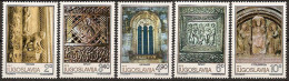 YUGOSLAVIA 1979 Art Romanesque Sculpture Set MNH - Neufs