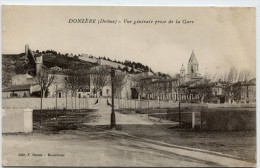 CPA 26   DONZERE VUE GENERALE PRISE DE LA GARE 1915 - Donzere