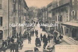 07 --- LAVOULTE SUR RHONE    Rue Rampon, Le Marché,   ANIMEE Fayol édit - La Voulte-sur-Rhône