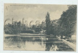 Bruyères-le-Châtel (91) : Le Château Pris De La Pièce D'eau Env 1905  PF. - Bruyeres Le Chatel