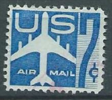 USA 1954-57 AIRMAIL BLUE JET  7c USED SC C51 MI 732 A SG PA50 YV A1111 - 2a. 1941-1960 Oblitérés