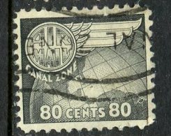 Canal Zone 1951 80 Cent Globe And Wing Issue #C26 - Canal Zone