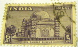 India 1949 Gol Gunbad Bijapur 6a - Used - Usati