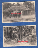 2 CPA Photo - Environs De BANGUI ( République Centrafriquaine ) - Entreprise Française Installée - Lire Verso - 1956 - Zentralafrik. Republik