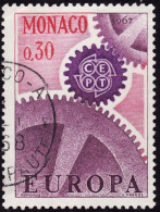 MONACO  1967 -   Y&T  729  -  Europa  30c -  Oblitéré - Oblitérés