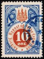 AALBORG BYPOST. 1887. 10 ØRE.  (Michel: DAKA 30) - JF107908 - Local Post Stamps