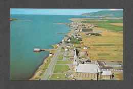 CAPE BRETON - NOVA SCOTIA - AERIAL VIEW OF CHETICAMP ON THE CABOT TRAIL - PHOTO BY J. URQUHART - Cape Breton