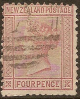 NZ 1874 4d FSF P12.5 SG 154 U #KK54 - Usados