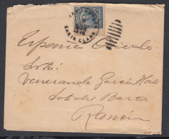 1911-H-9 CUBA. REPUBLICA. 1911. SOBRE DE MANICARAGUA A ESPAÑA. SPAIN. 5c MONOCOLOR. - Lettres & Documents