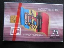 First Issued Chip Phonecard,75 Impulsuri,mint In Blister - Moldavie