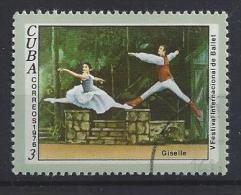 Cuba  1976  Ballet Festival: "Giselle"  (o)  3c - Oblitérés