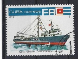 Cuba  1978  Cuban Fishing Fleet  (o)  1c - Oblitérés