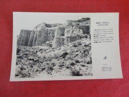 - Nevada     RPPC   Red Rock Canyon---- Reference 1676 - Autres & Non Classés