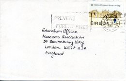 IRLANDE. N°494 De 1983 Sur Enveloppe Ayant Circulé. Banque D'Irlande. - Storia Postale