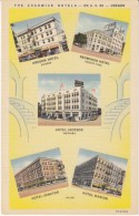Oregon, Chadwick Hotel Lodging Along Highway 99, Medford Eugene Salem Grants Pass, C1930s Vintage Linen Postcard - Otros & Sin Clasificación