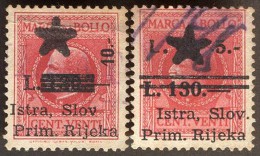 ITALY - YUGOSLAVIA - ISTRA - RIJEKA - ZONE  B - REVENUE Ovpt. - 1946 - Steuermarken