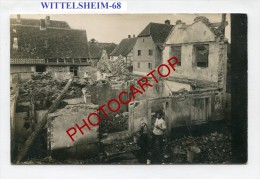 WITTELSHEIM-Carte Photo Allemande-Guerre 14-18-1WK-Frankreich-France-68- - Cernay