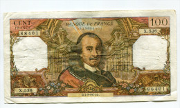 P France 100 Francs "" CORNEILLE "" 4 - 2 - 1971  # 3 - 100 F 1964-1979 ''Corneille''