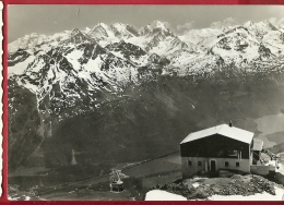 DDS-41  St.Moritz  Lufseilbahn Corviglia Piz Nair Blick Zur Berninagruppe. Stempel Celerina 1955 - Celerina/Schlarigna