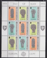 = Europa 1978 Bloc Neuf Gommé Dentelé 6 Timbres Île De Man - 1978