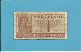 NETHERLANDS - 1 GULDEN - 08.08.1949 - Pick 72 - Queen Juliana - 2 Scans - 1 Gulde