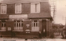 BRAY-sur-SOMME - Les Postes Télégraphes - - Bray Sur Somme