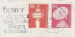 1978 COVER SLOGAN Pmk MUISIC THEATRE PROMOTIONS, SUMMER  In BONN Germany Stamps - Théâtre