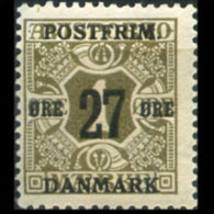 DENMARK 1918 - Scott# 138 Numeral Surch. 27o MNH (XA347) - Neufs