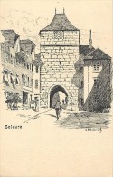 Ref D709- Suisse - Dessin Illustrateur - Soleure - Carte Bon Etat  - - Soleure