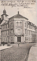 CÖTHEN Anhalt Köthen Höhere Töchterschule Belebt Pferd Litfaßsäule 25.10.1920 Gelaufen - Koethen (Anhalt)