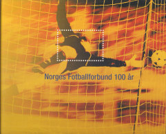 Norway Norge 2002 Book Football Association 100 Years Anniversary, Stamps, Bloc, Fdcs, Booklet And Maximum Cards, 297NOK - Unused Stamps