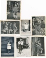 Lot De 7 Photos Amateur - Portraits D'enfants - Années 30 - Photographie Ancienne - No CPA - Ritratti