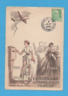 CENTENAIRE DU TIMBRE_ 1949 PARIS - ....-1949