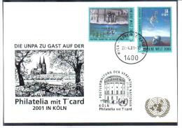 RTY08  UNO WIEN 2000  MICHL 307/08  WEISSE KARTE - White Cards - Sonstige & Ohne Zuordnung