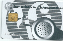 CUBA Phonecard Banco Financiero Internacional - Bank - Cuba