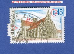 * 1969  N° 1582   EGLISE DE BROU  14 SEPT 1970  OBLITÉRÉ - Gebraucht