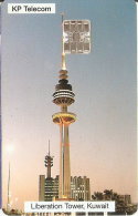 TARJETA DE KUWAIT DE LA TORRE DE TELECOMUNICACIONES LIBERATION (SATELLITE) - Kuwait
