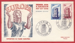 Collection De 19 Lettres Europa FDC De 1956 à 1966 + 4 Cadeaux Europa. Cote Env. 120 € - Collezioni