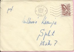 Letter - Pula, 30.12.1961., Yugoslavia - Covers & Documents