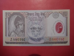 NEPAL BANCONOTA 10 RUPEES - POLYMER FDS - Nepal