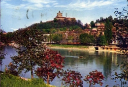 Torino - Fiume Po E Monte Dei Cappuccini - 75 - Formato Grande Viaggiata - Fiume Po