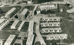 Flugzeugaufnahme Kaufbeuren Neugablonz Wohnsiedlung 21.9.1956 - Kaufbeuren